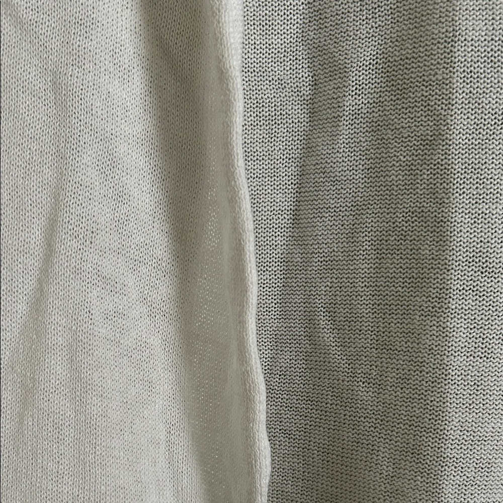 Sutton Studio Women’s White Open-Front Cardigan Size S - Picture 3 of 6
